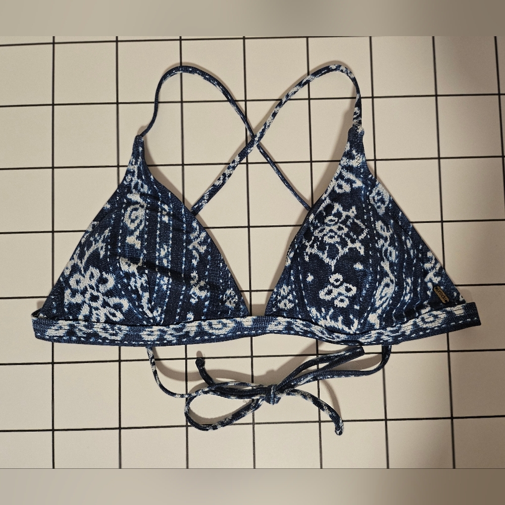 Ripcurl Moonlight Denim Cross Back Triangle Bikin… - image 1